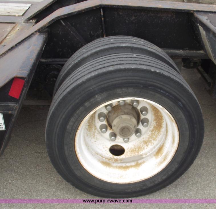 image for item B5046 1999 Trail King 53' triple axle lowboy detach trailer