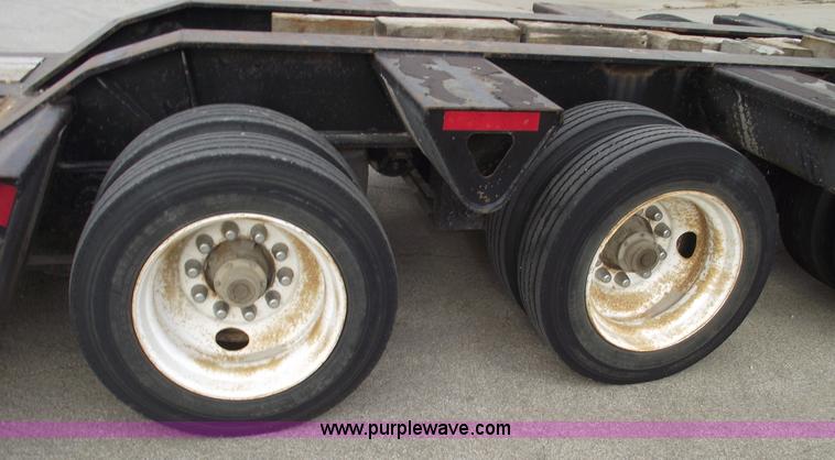 image for item B5046 1999 Trail King 53' triple axle lowboy detach trailer