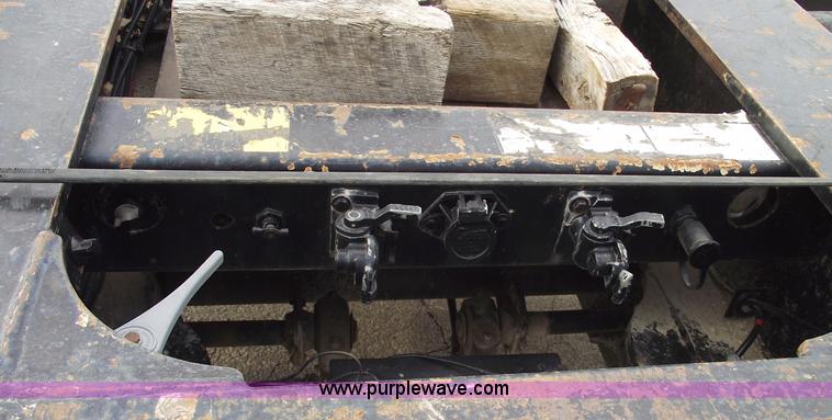 image for item B5046 1999 Trail King 53' triple axle lowboy detach trailer