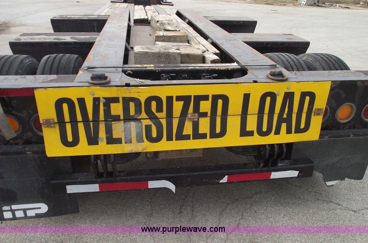 image for item B5046 1999 Trail King 53' triple axle lowboy detach trailer