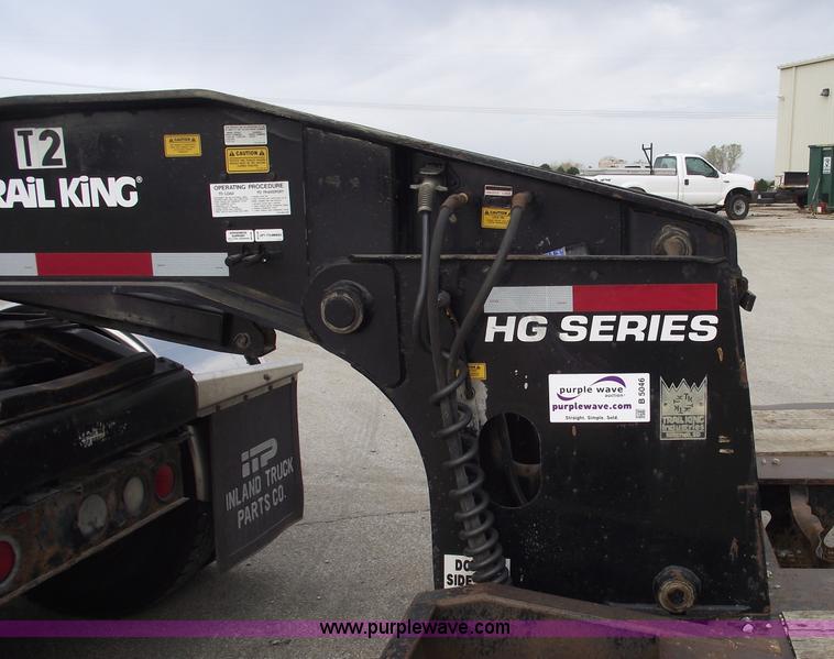 image for item B5046 1999 Trail King 53' triple axle lowboy detach trailer