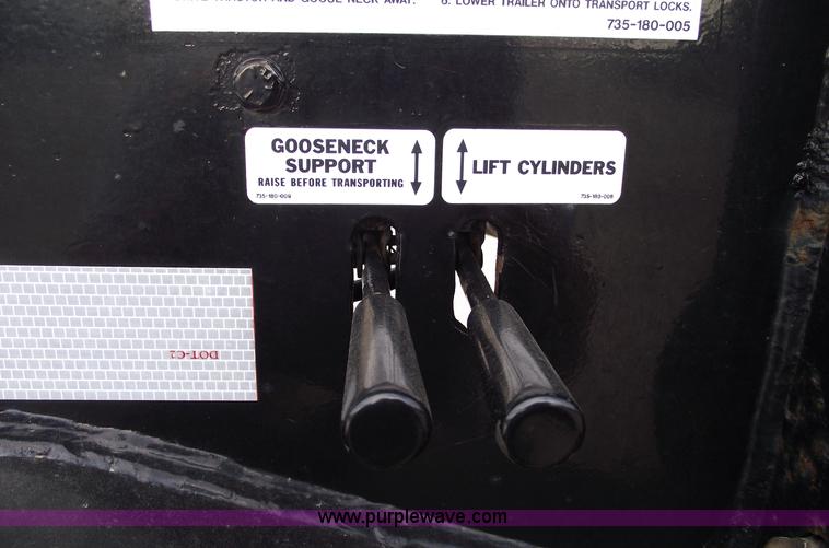 image for item B5046 1999 Trail King 53' triple axle lowboy detach trailer