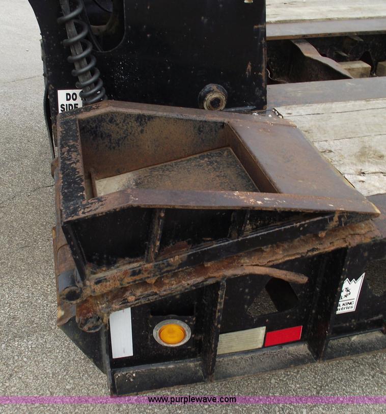 image for item B5046 1999 Trail King 53' triple axle lowboy detach trailer