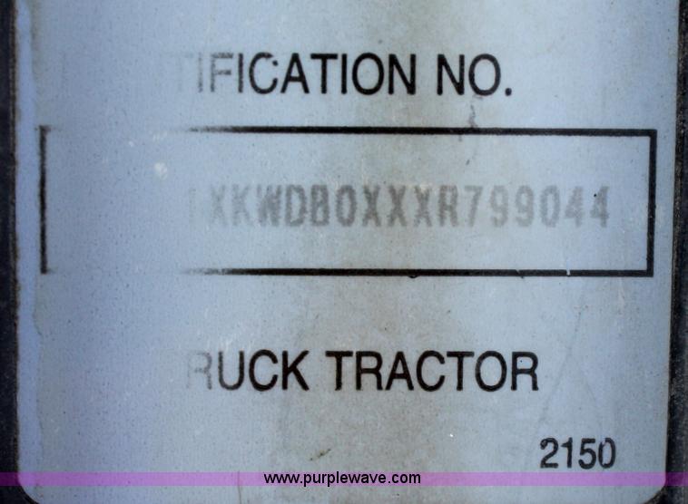 image for item B5048 1999 Kenworth W900 semi truck