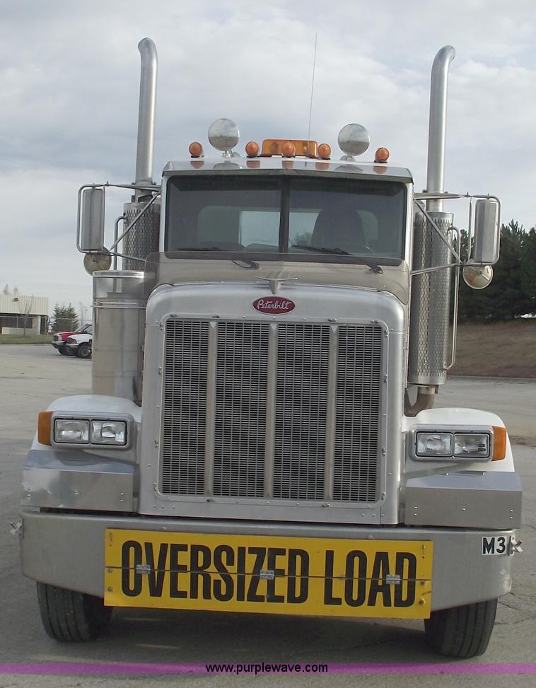 image for item C5708 1997 Peterbilt 378 triple axle semi truck