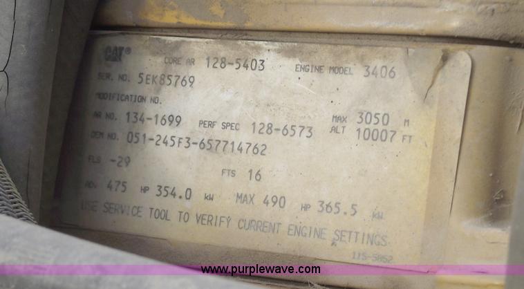 image for item C5708 1997 Peterbilt 378 triple axle semi truck