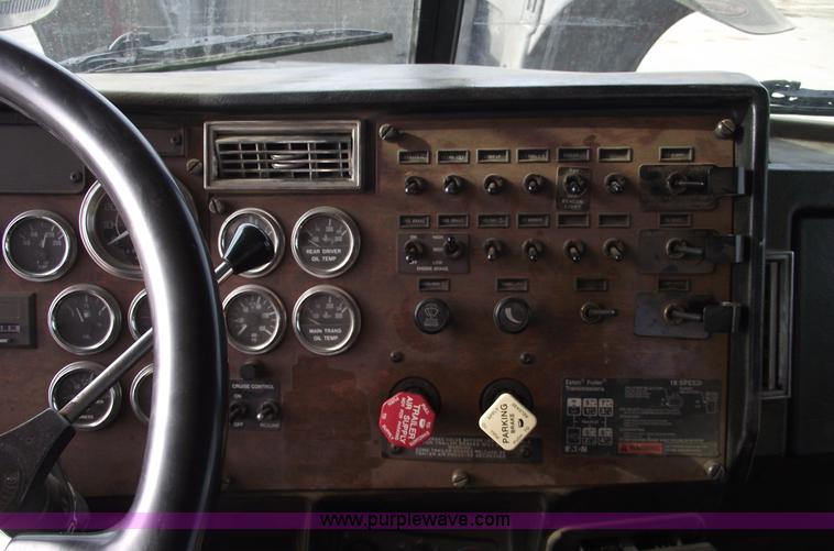 image for item C5708 1997 Peterbilt 378 triple axle semi truck