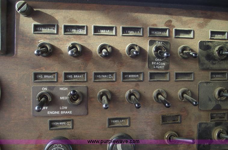 image for item C5708 1997 Peterbilt 378 triple axle semi truck