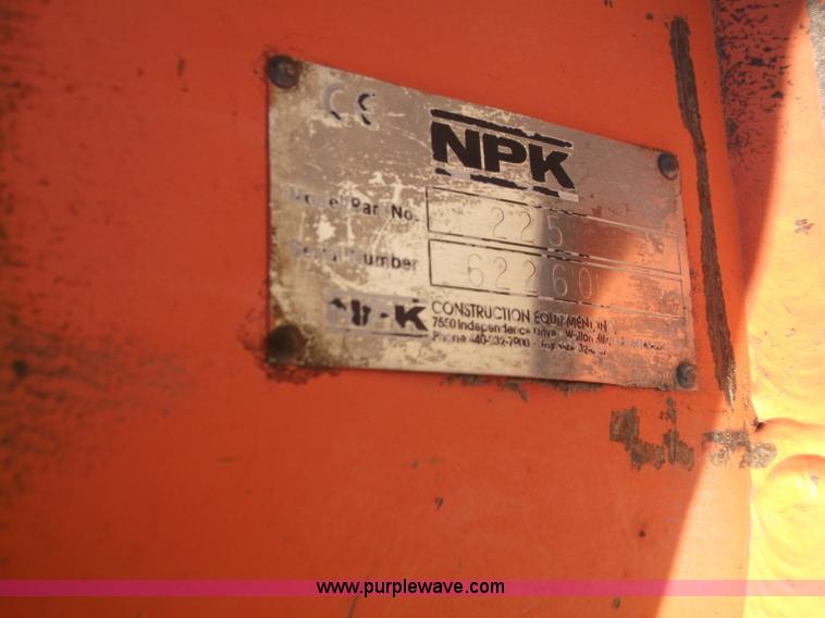 image for item G9075 NPK E-225 hammer for Komatsu 400