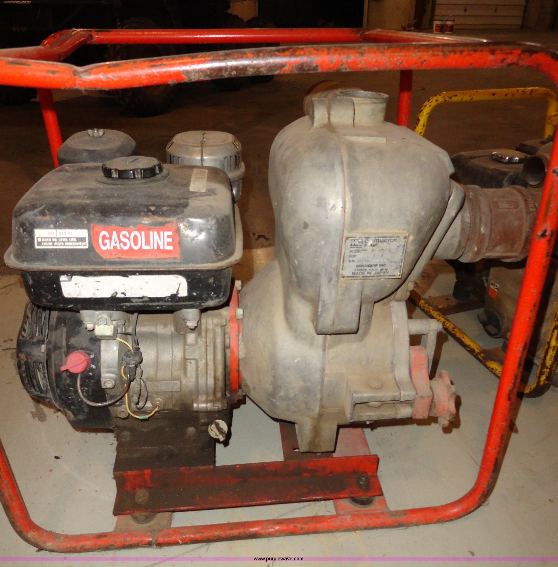 Multiquip water pump in Bucyrus, KS Item G9145 sold Purple Wave