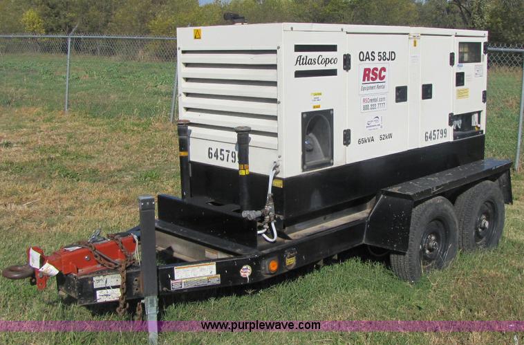 image for item A5009 Atlas Copco 52 KW generator