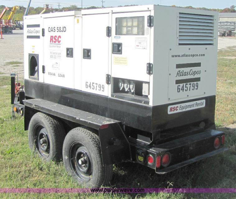 image for item A5009 Atlas Copco 52 KW generator