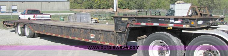 image for item A5011 2005 Ledwell hydraulic dove tail trailer