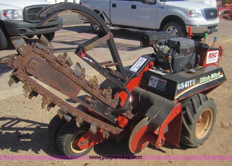 image for item B5543 2007 Ditch Witch 1820H trencher