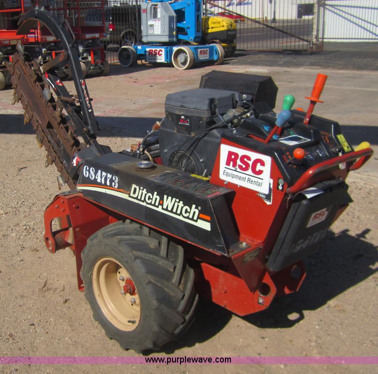 image for item B5543 2007 Ditch Witch 1820H trencher
