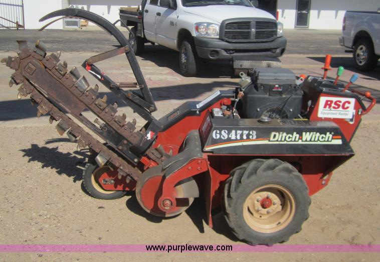 image for item B5543 2007 Ditch Witch 1820H trencher