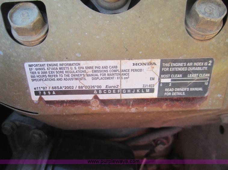 image for item B5543 2007 Ditch Witch 1820H trencher