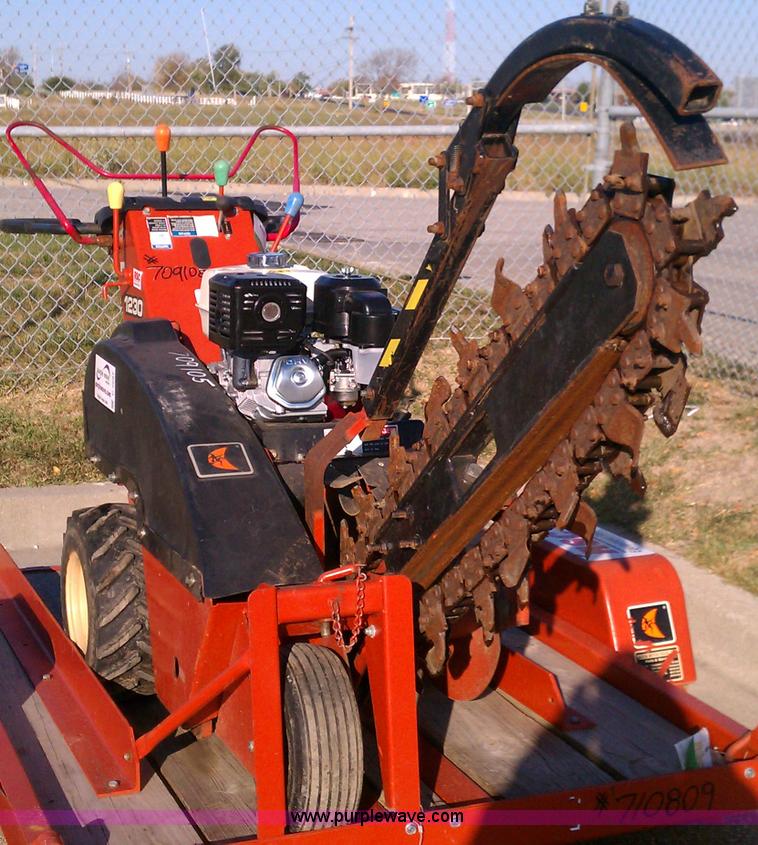 image for item C5687 2007 Ditch Witch 1230 walk behind trencher