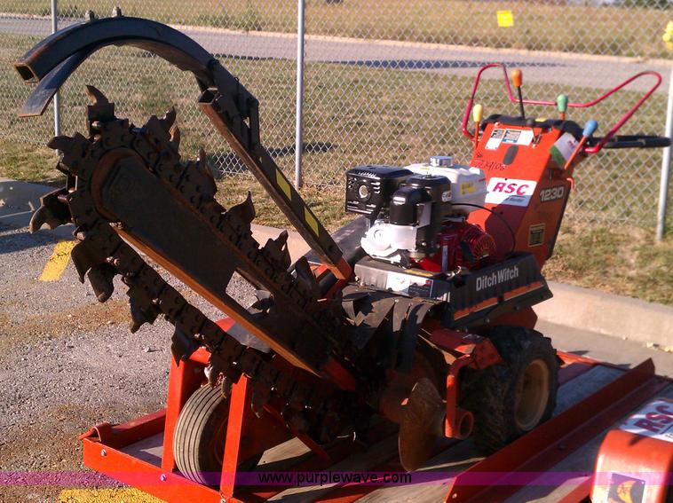 image for item C5687 2007 Ditch Witch 1230 walk behind trencher