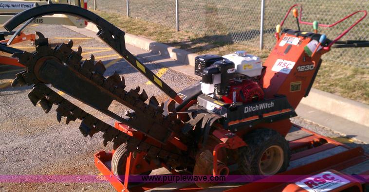 image for item C5687 2007 Ditch Witch 1230 walk behind trencher