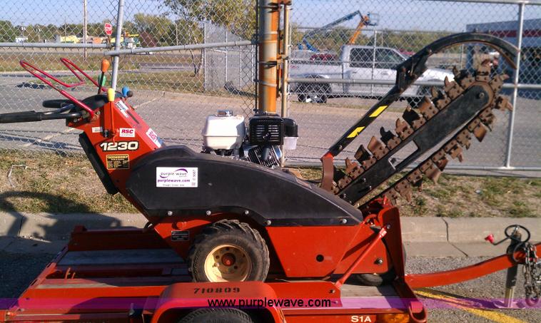 image for item C5687 2007 Ditch Witch 1230 walk behind trencher