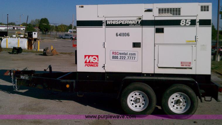 image for item C5690 Multiquip Whisperwatt 85 towable generator