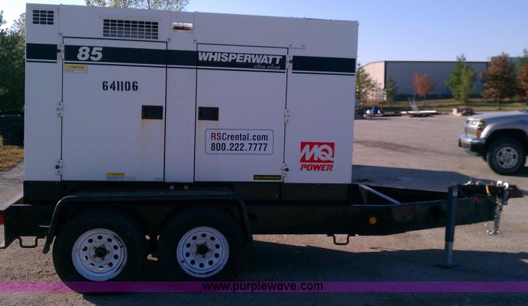 image for item C5690 Multiquip Whisperwatt 85 towable generator