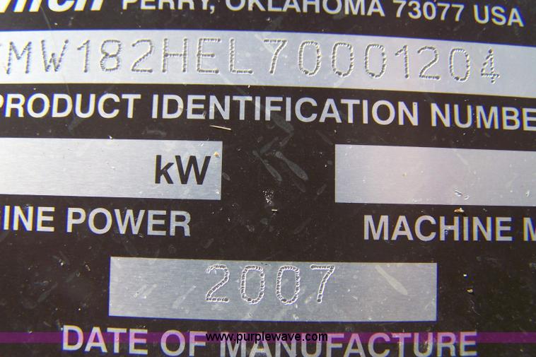 image for item D8543 2007 Ditch Witch 1820H trencher