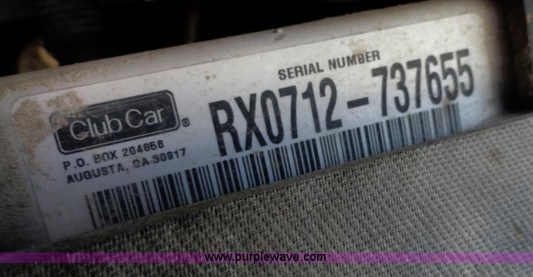 image for item H9001 2007 Intellitrak Club Car