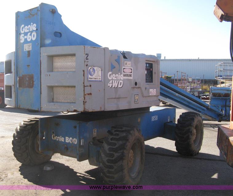 image for item A4463 1997 Genie S60 boom lift