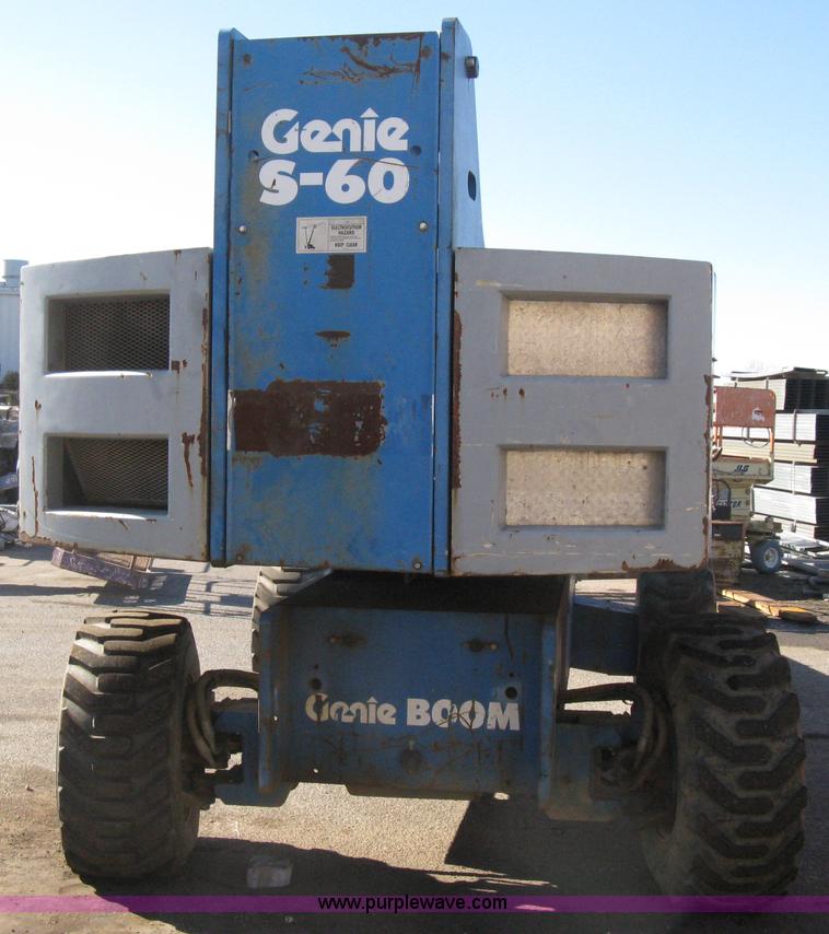 image for item A4463 1997 Genie S60 boom lift