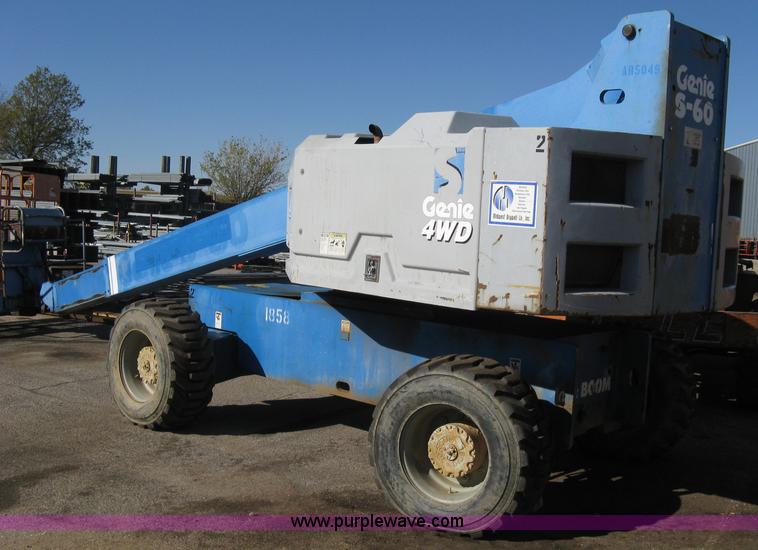 image for item A4463 1997 Genie S60 boom lift