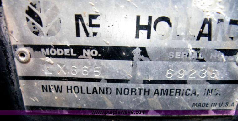 image for item A4472 1999 New Holland LX665 Turbo Super Boom skid loader