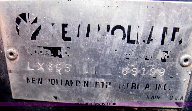 image for item A4473 1999 New Holland LX665 Turbo Super Boom skid loader