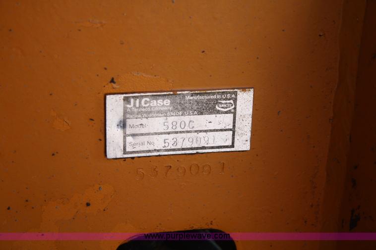 image for item A6537 1977 Case 580C-CK backhoe