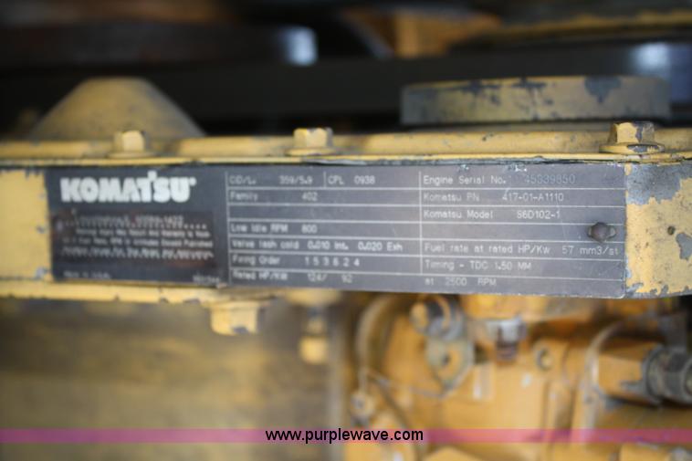 image for item A6538 1996 Komatsu WA180-1 wheel loader