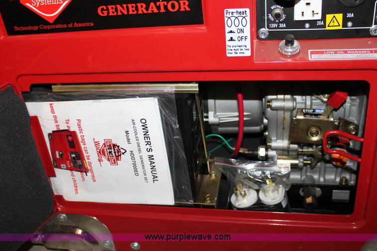 Heavy Duty Power Systems HDD7000ED diesel generator in Mound Ridge, KS