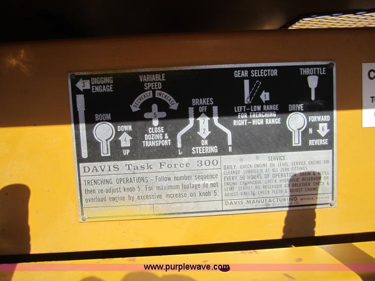 image for item C5121 Davis TF300 trencher
