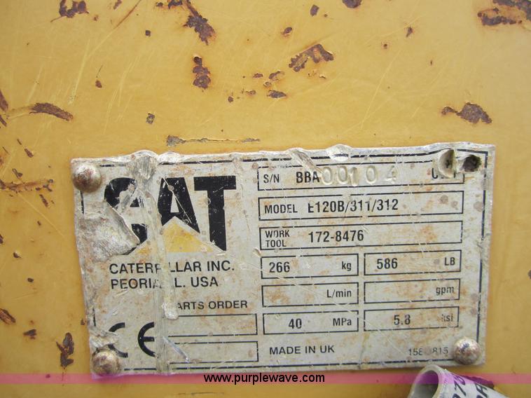 image for item C5159 1997 Caterpillar 312BL excavator