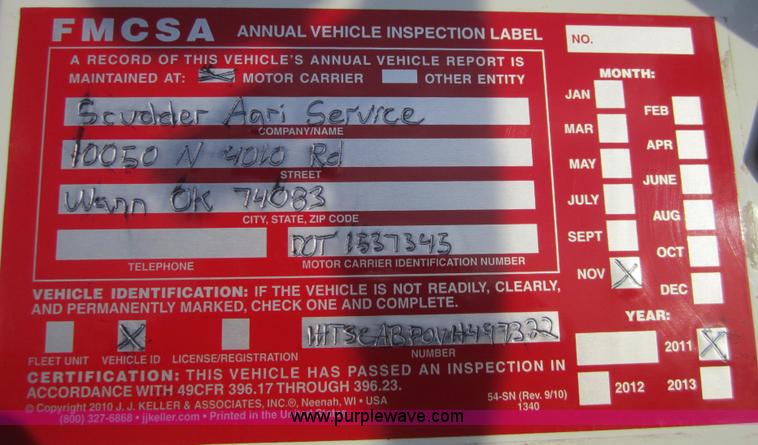 image for item C5217 1997 International 4700 dump truck