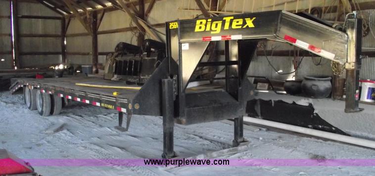 image for item C5711 2008 Big Tex 25GN goose neck trailer