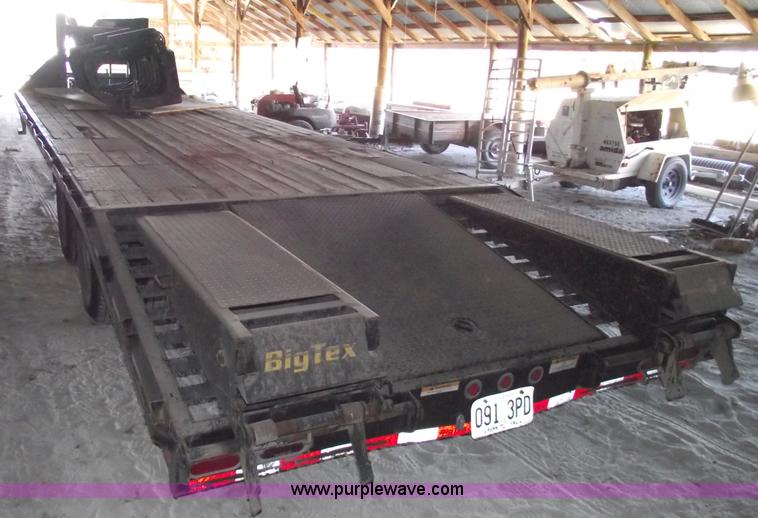 image for item C5711 2008 Big Tex 25GN goose neck trailer