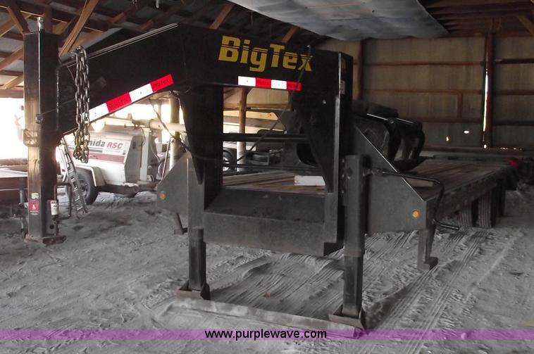 image for item C5711 2008 Big Tex 25GN goose neck trailer