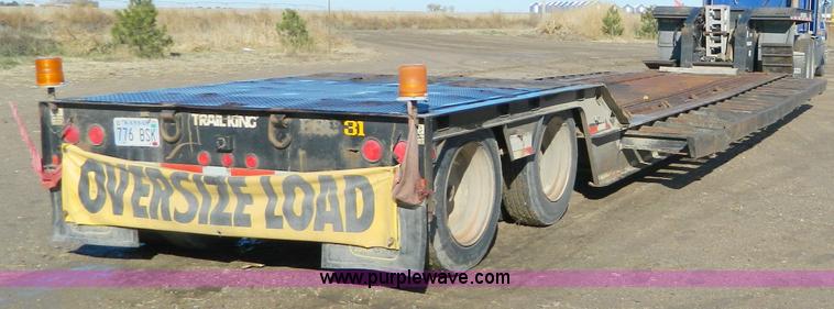 image for item D8607 1991 Trail King TK50 detach trailer