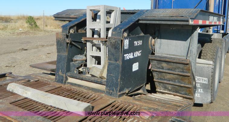 image for item D8607 1991 Trail King TK50 detach trailer