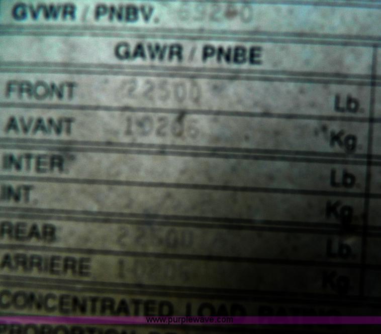 image for item D8607 1991 Trail King TK50 detach trailer