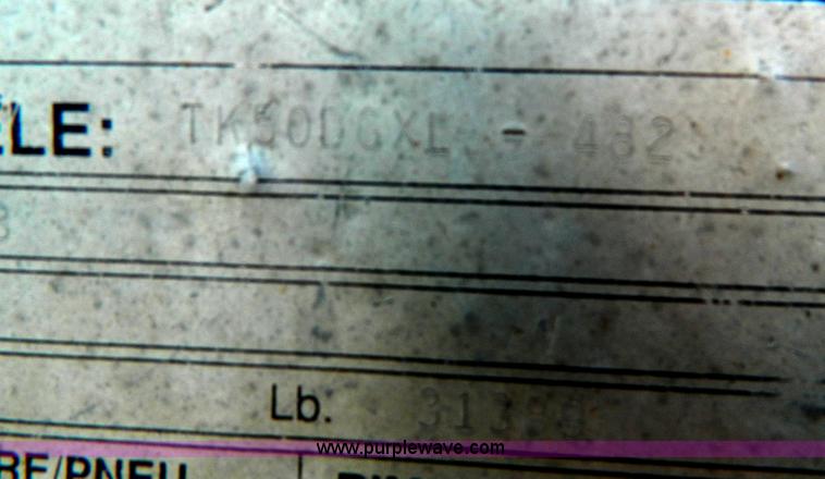 image for item D8607 1991 Trail King TK50 detach trailer