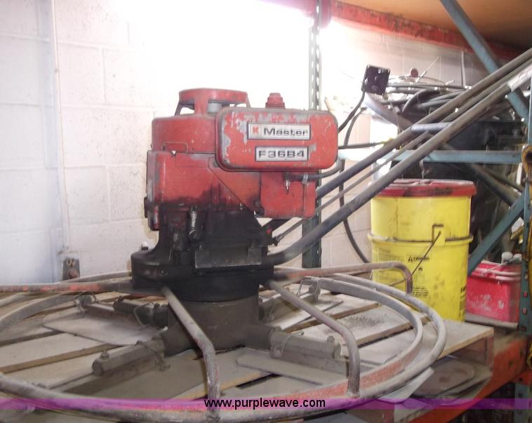 image for item G9411 Koehring Master F36B4 power trowel