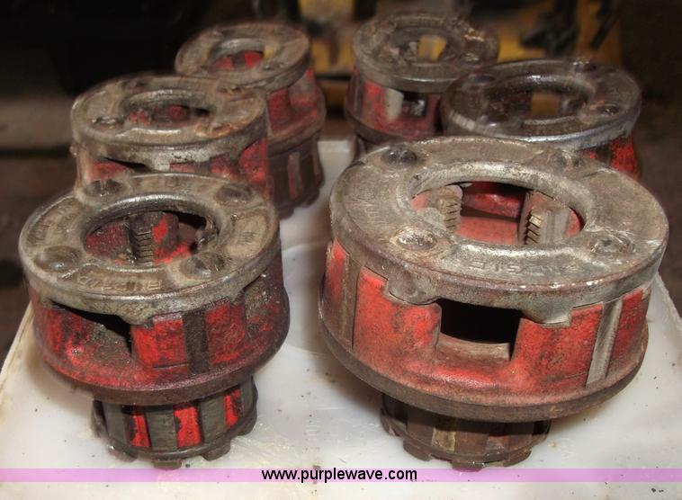 image for item G9421 (3) Ridgid pipe threaders with dies