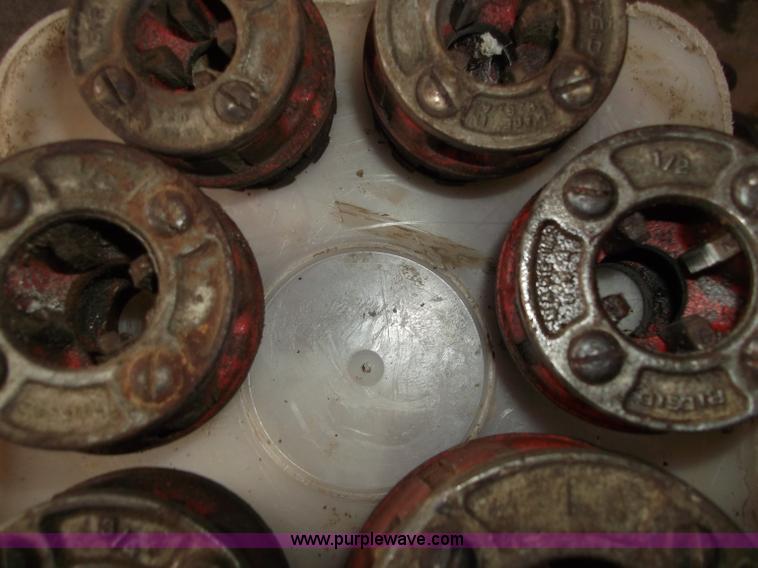 image for item G9421 (3) Ridgid pipe threaders with dies